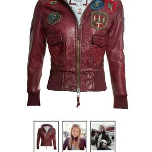 Miss top gun leather jacket